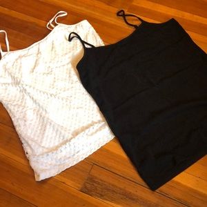 Loft black and white tank top bundle
